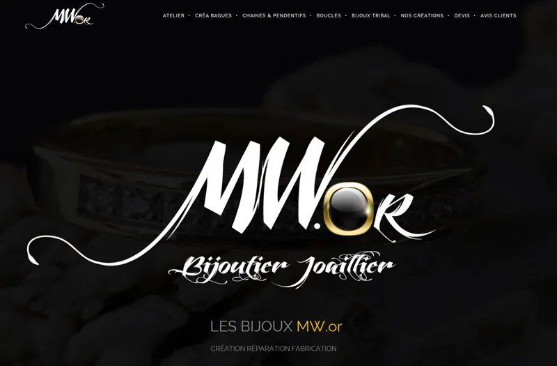 Création Logo MWor — Bijoutier Joaillier